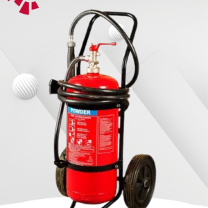 25KG DCP Trolley Mounted Fire Extinguisher | Industrial Dry Chemical Powder Fire Suppression